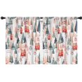 thumbnail image 1 of Blackout Kids Curtains,Christmas Tree and House Pattern Childrens Insulated Curtains Set Of 2,Bedroom Essentials,Toddler Room Decor 42"x54", 1 of 5