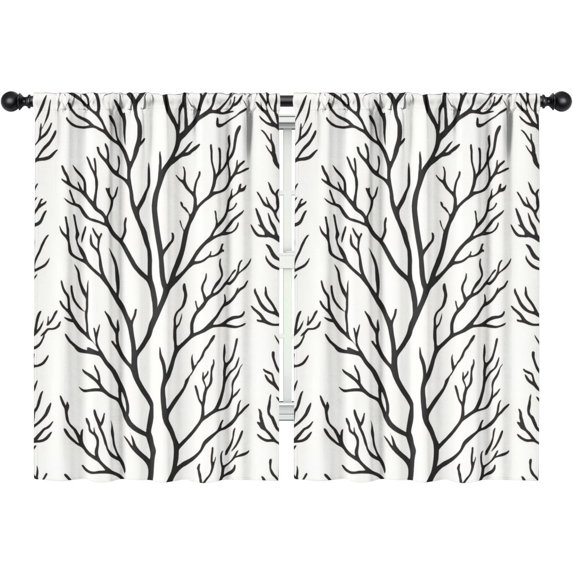 Blackout Kids Curtains,Coastal Coral Childrens Insulated Curtains Set Of 2,Bedroom Essentials,Toddler Room Decor 42x63in(106x160cm)