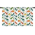 thumbnail image 1 of Blackout Kids Curtains,Colorful Dinosaur Pattern with Eggs and Bones Childrens Insulated Curtains Set Of 2,Bedroom Essentials,Toddler Room Decor 52"x63", 1 of 5