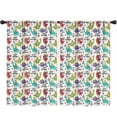 thumbnail image 1 of Blackout Kids Curtains,Colorful Dinosaurs Birthday Text Pattern Childrens Insulated Curtains Set Of 2,Bedroom Essentials,Toddler Room Decor 52"x84", 1 of 5