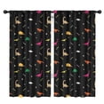thumbnail image 1 of Blackout Kids Curtains,Colorful Dinosaurs Geometric Shapes Pattern Childrens Insulated Curtains Set Of 2,Bedroom Essentials,Toddler Room Decor 42"x84", 1 of 5