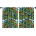 thumbnail image 1 of Blackout Kids Curtains,Colorful Dinosaurs Jungle Scene Pattern Childrens Insulated Curtains Set Of 2,Bedroom Essentials,Toddler Room Decor 42"x54", 1 of 5