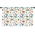 thumbnail image 1 of Blackout Kids Curtains,Colorful Dinosaurs Mushrooms Pattern Childrens Insulated Curtains Set Of 2,Bedroom Essentials,Toddler Room Decor 52"x63", 1 of 5