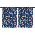 thumbnail image 1 of Blackout Kids Curtains,Colorful Dinosaurs Space Pattern Childrens Insulated Curtains Set Of 2,Bedroom Essentials,Toddler Room Decor 42"x54", 1 of 5