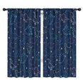thumbnail image 1 of Blackout Kids Curtains,Colorful Dinosaurs Stars Pattern Childrens Insulated Curtains Set Of 2,Bedroom Essentials,Toddler Room Decor 42"x84", 1 of 5