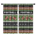 thumbnail image 1 of Blackout Kids Curtains,Colorful Football Field and Balls Pattern Childrens Insulated Curtains Set Of 2,Bedroom Essentials,Toddler Room Decor 42"x84", 1 of 5
