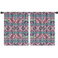 thumbnail image 1 of Blackout Kids Curtains,Colorful Geometric Pattern Childrens Insulated Curtains Set Of 2,Bedroom Essentials,Toddler Room Decor 42x54in(106x137cm), 1 of 5