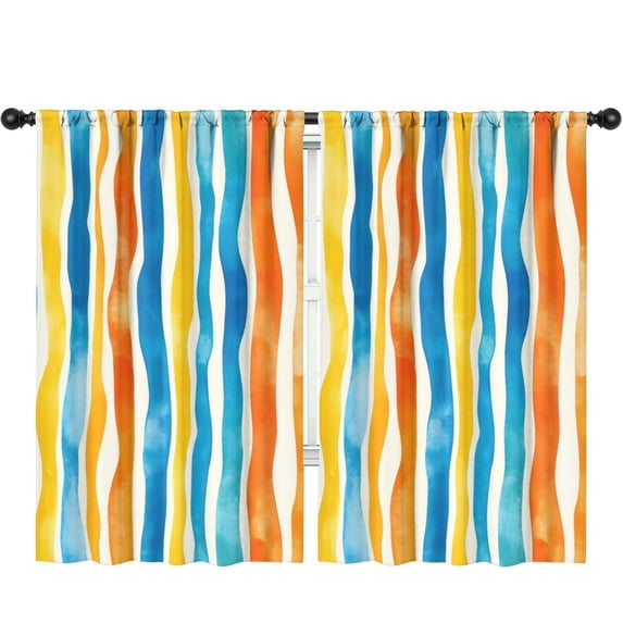 Blackout Kids Curtains,Colorful and Grey Abstract Art Artwork Childrens Insulated Curtains Set Of 2,Bedroom Essentials,Toddler Room Decor 52x84in(132x213cm)