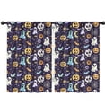 thumbnail image 1 of Blackout Kids Curtains,Colorful Halloween Pattern Childrens Insulated Curtains Set Of 2,Bedroom Essentials,Toddler Room Decor 42"x63", 1 of 5