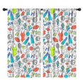 thumbnail image 1 of Blackout Kids Curtains,Colorful Sports Items Pattern Childrens Insulated Curtains Set Of 2,Bedroom Essentials,Toddler Room Decor 42"x84", 1 of 5