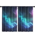 thumbnail image 1 of Blackout Kids Curtains,Colorful Starry Sky and Universe Children's Insulated Curtains Set Of 2,Bedroom Essentials,Toddler Room Decor 52"x84", 1 of 5