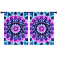 thumbnail image 1 of Blackout Kids Curtains,Colorful Tie Dye Mandala Pattern Childrens Insulated Curtains Set Of 2,Bedroom Essentials,Toddler Room Decor 42"x54", 1 of 5