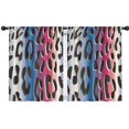 thumbnail image 1 of Blackout Kids Curtains,Colorful and Black Of Leopard Print Childrens Insulated Curtains Set Of 2,Bedroom Essentials,Toddler Room Decor 42"x54", 1 of 5