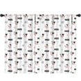 thumbnail image 1 of Blackout Kids Curtains,Cow and Heart White Pattern Children's Insulated Curtains Set Of 2,Bedroom Essentials,Toddler Room Decor 52"x84", 1 of 5
