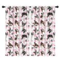 thumbnail image 1 of Blackout Kids Curtains,Cute Boston Terrier Dog and Pink Love Heart Childrens Insulated Curtains Set Of 2,Bedroom Essentials,Toddler Room Decor 42"x84"(106x213cm), 1 of 4