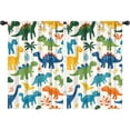 thumbnail image 1 of Blackout Kids Curtains,Cute Dinosaur Pattern Childrens Insulated Curtains Set Of 2,Bedroom Essentials,Toddler Room Decor 42x63in(106x160cm), 1 of 4