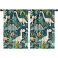 thumbnail image 1 of Blackout Kids Curtains,Cute Dinosaur Pattern Childrens Insulated Curtains Set Of 2,Bedroom Essentials,Toddler Room Decor 42x63in(106x160cm), 1 of 4