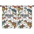 thumbnail image 1 of Blackout Kids Curtains,Cute Dinosaur Pattern Childrens Insulated Curtains Set Of 2,Bedroom Essentials,Toddler Room Decor 42x63in(106x160cm), 1 of 4