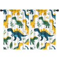 thumbnail image 1 of Blackout Kids Curtains,Cute Dinosaur Pattern Childrens Insulated Curtains Set Of 2,Bedroom Essentials,Toddler Room Decor 42x63in(106x160cm), 1 of 4