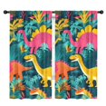 thumbnail image 1 of Blackout Kids Curtains,Cute Dinosaur Pattern Childrens Insulated Curtains Set Of 2,Bedroom Essentials,Toddler Room Decor 42x84in(106x213cm), 1 of 4