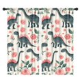 thumbnail image 1 of Blackout Kids Curtains,Cute Dinosaur Pattern Childrens Insulated Curtains Set Of 2,Bedroom Essentials,Toddler Room Decor 42x84in(106x213cm), 1 of 4