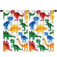 thumbnail image 1 of Blackout Kids Curtains,Cute Dinosaur Pattern Childrens Insulated Curtains Set Of 2,Bedroom Essentials,Toddler Room Decor 52x84in(132x213cm), 1 of 4