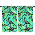 thumbnail image 1 of Blackout Kids Curtains,Cute Dinosaur Pattern Childrens Insulated Curtains Set Of 2,Bedroom Essentials,Toddler Room Decor 52x84in(132x213cm), 1 of 4