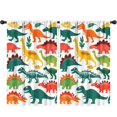 thumbnail image 1 of Blackout Kids Curtains,Cute Dinosaur Pattern Childrens Insulated Curtains Set Of 2,Bedroom Essentials,Toddler Room Decor 52x84in(132x213cm), 1 of 4