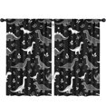 thumbnail image 1 of Blackout Kids Curtains,Cute Dinosaur Pattern Childrens Insulated Curtains Set Of 2,Bedroom Essentials,Toddler Room Decor 52x84in(132x213cm), 1 of 4