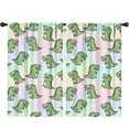 thumbnail image 1 of Blackout Kids Curtains,Cute Green Dinosaurs Gradient Pattern Childrens Insulated Curtains Set Of 2,Bedroom Essentials,Toddler Room Decor 52"x84", 1 of 5