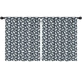 thumbnail image 1 of Blackout Kids Curtains,Dark Blue Cartoon Unicorn Pattern Childrens Insulated Curtains Set Of 2,Bedroom Essentials,Toddler Room Decor 52"x63", 1 of 5