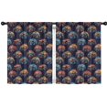 thumbnail image 1 of Blackout Kids Curtains,Dark Blue Flame Monster Cartoon Trucks Pattern Childrens Insulated Curtains Set Of 2,Bedroom Essentials,Toddler Room Decor 42"x54", 1 of 5