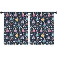 thumbnail image 1 of Blackout Kids Curtains,Dark Blue Princess Castle Pattern Childrens Insulated Curtains Set Of 2,Bedroom Essentials,Toddler Room Decor 42"x54", 1 of 5