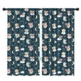 thumbnail image 1 of Blackout Kids Curtains,Dark Blue Star Fairy Pattern Childrens Insulated Curtains Set Of 2,Bedroom Essentials,Toddler Room Decor 42"x84", 1 of 5