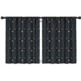 thumbnail image 1 of Blackout Kids Curtains,Dark Blue Sun Moon Pattern Childrens Insulated Curtains Set Of 2,Bedroom Essentials,Toddler Room Decor 42x54in(106x137cm), 1 of 5