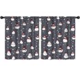thumbnail image 1 of Blackout Kids Curtains,Dark Christmas Snowman Pattern Childrens Insulated Curtains Set Of 2,Bedroom Essentials,Toddler Room Decor 52"x63", 1 of 5