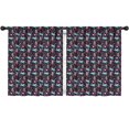 thumbnail image 1 of Blackout Kids Curtains,Dark Colorful Unicorn Pattern Childrens Insulated Curtains Set Of 2,Bedroom Essentials,Toddler Room Decor 52"x63", 1 of 5