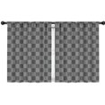 thumbnail image 1 of Blackout Kids Curtains,Dark Gray and Light Gray Checkered Pattern Childrens Insulated Curtains Set Of 2,Bedroom Essentials,Toddler Room Decor 42"x54", 1 of 5