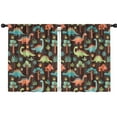 thumbnail image 1 of Blackout Kids Curtains,DarkBrown Cartoon Dinosaurs Forest Pattern Childrens Insulated Curtains Set Of 2,Bedroom Essentials,Toddler Room Decor 42"x54", 1 of 5
