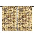 thumbnail image 1 of Blackout Kids Curtains,Desert Camo Beige Pattern Childrens Insulated Curtains Set Of 2,Bedroom Essentials,Toddler Room Decor 52"x84", 1 of 5
