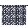 thumbnail image 1 of Blackout Kids Curtains,Dinosaur and Palm Navy Blue Pattern Children's Insulated Curtains Set Of 2,Bedroom Essentials,Toddler Room Decor 52"x84", 1 of 5