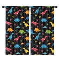 thumbnail image 1 of Blackout Kids Curtains,Dinosaur and Paw Print Pattern Childrens Insulated Curtains Set Of 2,Bedroom Essentials,Toddler Room Decor 42"x84", 1 of 5