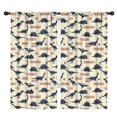 thumbnail image 1 of Blackout Kids Curtains,Dinosaur and Text Off White Pattern Children's Insulated Curtains Set Of 2,Bedroom Essentials,Toddler Room Decor 42"x84", 1 of 5
