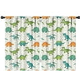 thumbnail image 1 of Blackout Kids Curtains,Dinosaurs Pattern Childrens Insulated Curtains Set Of 2,Bedroom Essentials,Toddler Room Decor 42"x63", 1 of 5