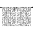 thumbnail image 1 of Blackout Kids Curtains,Doodle Sports Icons Pattern Childrens Insulated Curtains Set Of 2,Bedroom Essentials,Toddler Room Decor 42"x54", 1 of 5