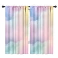 thumbnail image 1 of Blackout Kids Curtains,Dreamy Pastel Sky Childrens Insulated Curtains Set Of 2,Bedroom Essentials,Toddler Room Decor 42"x84", 1 of 5