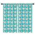 thumbnail image 1 of Blackout Kids Curtains,Esign Of Head Pug Dog Childrens Insulated Curtains Set Of 2,Bedroom Essentials,Toddler Room Decor 42x84in(106x213cm), 1 of 4