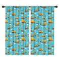 thumbnail image 1 of Blackout Kids Curtains,Excavator and Dump Truck Blue Pattern Children's Insulated Curtains Set Of 2,Bedroom Essentials,Toddler Room Decor 42"x84", 1 of 5
