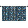 thumbnail image 1 of Blackout Kids Curtains,Excavator and Dump Truck Blue Pattern Children's Insulated Curtains Set Of 2,Bedroom Essentials,Toddler Room Decor 52"x63", 1 of 5