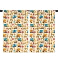 thumbnail image 1 of Blackout Kids Curtains,Excavator and Road Barrier Beige Children's Insulated Curtains Set Of 2,Bedroom Essentials,Toddler Room Decor 52"x84", 1 of 5